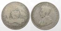 Australien AUSTRALIEN Florin 1915 H GEORGE V. Silber SELTENES JAHR!!! # 79798