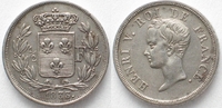 Frankreich FRANKREICH 1/2 Franc 1833 Prätendent HENRI V. Silber SELTEN!!! # 82071