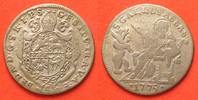 Schweiz - St. Gallen ST. GALLEN Abtei 5 Kreuzer 1775 BEDA ANGEHRN v. HAGENWIL Silber # 82647