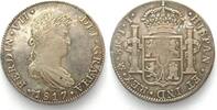 Mexiko MEXIKO 8 Reales (Peso) 1817 Mo-Mexiko JJ FERNANDO VII. Silber ERHALTUNG! # 83243