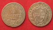 Schweiz - Aargau AARGAU 5 Batzen 1808 ZWEI LORBEERZWEIGE Silber RAR!!! # 83489