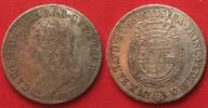 Italien - Sardinien Italy SARDINIA 1/2 Scudo 1757 CARLO EMANUELE III silver VF # 83521 Foto