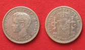 Puerto Rico PUERTO RICO 10 Centavos 1896 ALFONSO XIII. Silber # 83527