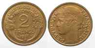 Frankreich FRANKREICH 2 Francs 1937 Al-Bro PRÄGEFRISCH!!! # 86742