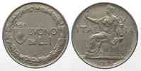 Italien ITALIEN 1 Lira 1928 VITTORIO EMANUELE III. Nickel SELTENES JAHR! # 86821
