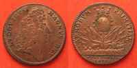 Frankreich - Jetons LUDWIG XIV. Jeton ca.1692 EINNAHME von MONTMEDY Messing SELTEN! # 87878