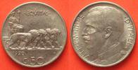 Italien REGNO 50 Centesimi 1920 liscio VITTORIO EMANUELE III nichelio qFDC! # 88006