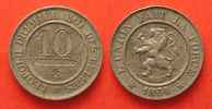 Belgien BELGIEN 10 Centimes 1864 LEOPOLD I. Ku-Ni SELTEN! ERHALTUNG! # 88850