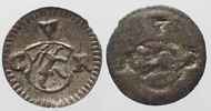 Schweiz - Graubünden CHUR Stadt Pfennig o.J.(18. Jh.) Billon PRACHTSTÜCK!!! # 89186