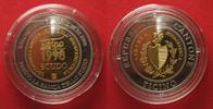Schweiz - Tessin TICINO 10 Franken (1 Scudo) 1998 Bimetall PROOF SELTEN! # 89512