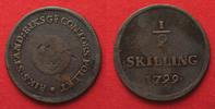 Schweden SCHWEDEN 1/2 Skilling 1799 GUSTAV IV. ADOLF - CONTORS POLLET Kupfer # 89672
