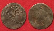 Schweiz - Graubünden CHUR Bistum 2 Pfennig o.J. (1728-1754) JOSEPH BENEDIKT v. ROST Billon # 90060