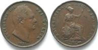 England GROSSBRITANNIEN 1/2 Penny 1831 WILLIAM IV Kupfer # 90125