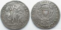 Italien - Lucca LUCCA Scudo 1747 SANCTUS MARTINUS Silber SELTEN! # 90167