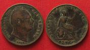 England GROSSBRITANNIEN Farthing 1834 WILLIAM IV Kupfer # 90248