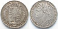 England GROSSBRITANNIEN Shilling 1824 GEORGE IV. Silber # 90446