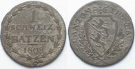 Schweiz - Thurgau THURGAU Batzen 1808 Billon # 90469
