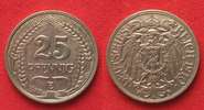Deutschland - Kaiserreich Germany EMPIRE 25 Pfennig 1910 E nickel XF-UNC! # 90861 Picture