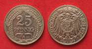 Deutschland - Kaiserreich Germany EMPIRE 25 Pfennig 1912 A nickel aUNC! # 90873 Picture