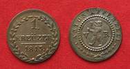 Schweiz APPENZELL - AUSSERRHODEN 1 Kreuzer 1813 Billon ERHALTUNG!!! # 90978