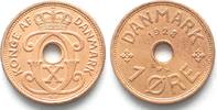 Dänemark DÄNEMARK 1 Ore 1928 CHRISTIAN X. Bronze ERHALTUNG! # 91009
