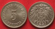 Deutschland - Kaiserreich Germany EMPIRE 5 Pfennig 1914 E Cu-Ni UNC!!! # 91014 Picture