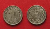 Deutschland - Kaiserreich Germany EMPIRE 10 Pfennig 1914 G Cu-Ni aUNC! # 91016 Picture