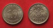 Deutschland - Kaiserreich Germany EMPIRE 10 Pfennig 1914 E Cu-Ni UNC!!! # 91023 Picture