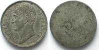 Frankreich - Essai FRANCE Pattern 2 Francs 1824 CHARLES X CONCOURS by DUBOUR tin aUNC # 91204 写真