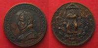 Frankreich - Medaillen CHARLES IX Medaille 1572 auf die BARTHOLOMÄUSNACHT bronze 36mm # 91309
