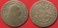 Italien - Sardinien Italy SARDINIA Soldo 1735 CARLO EMANUELE III billon VF VERY RARE!!! # 91513 Foto