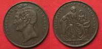 Australien AUSTRALIA Penny Token 1857 PROFESSOR HOLLOWAY London, England copper VF+ # 91861