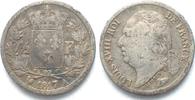 Frankreich France LOUIS XVIII 1/2 Franc 1817 A PARIS argent # 91896