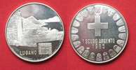 Schweiz - Silbertaler LUGANO Scudo Argento 1965 Silber 37mm # 92003