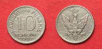 Geplantes Königreich Polen GEPL. KNGR. POLEN 10 Fenigow 1917 Eisen ERHALTUNG! # 92171