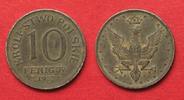Geplantes Königreich Polen GEPLANTES KÖNIGREICH POLEN 10 Fenigow 1917 Eisen J.605 # 92181