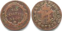 Haus Habsburg RDR - VORDERÖSTERREICH Kreuzer 1804 H FRANZ II. Kupfer RARE VARIANTE! # 92203