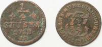 Jülich-Berg JÜLICH-BERG 1/4 Stüber 1785 PR KARL THEODOR Kupfer # 92209