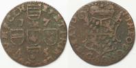 Liege LÜTTICH Bistum Liard 1745 JOHANNES THEODOR v. BAYERN Kupfer # 92216