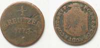 Konstanz, Bistum KONSTANZ Bistum 1/2 Kreuzer 1772 G FRANZ CONRAD VON RODT Kupfer SELTEN! # 92241