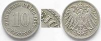 Deutschland - Kaiserreich GERMANY 10 Pfennig 1908 G - Error REJCH istead of REICH - RARE!!! # 92477 Picture