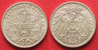 Deutschland - Kaiserreich Germany EMPIRE 1 Mark 1914 J silver UNC!!! # 92535 Picture