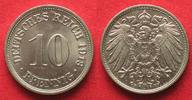 Deutschland - Kaiserreich Germany EMPIRE 10 Pfennig 1913 F Cu-Ni UNC!!! # 92560 Picture