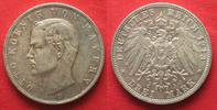 Bayern BAVARIA 3 Mark 1913 D OTTO silver XF-UNC!!! # 93234 Picture