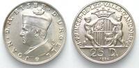 Andorra ANDORRA 25 Diners 1984 JOAN BISBE D'URGELL I. Silber RAR!!! # 93275