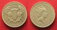 England GROSSBRITANNIEN 2 Pounds 1986 XIII COMMONWEALTH GAMES Ni-Ne prägefrisch # 93516