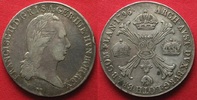 Haus Habsburg Italy MILAN Crocione (Kronenthaler) 1796 M FRANZ II silver VF-XF # 93610 Foto
