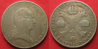Haus Habsburg Italy MILAN Crocione (Kronenthaler) 1794 M FRANZ II silver VF # 93611 Foto