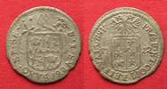 Schweiz - Wallis WALLIS Bistum SITTEN Batzen 1722 FRANZ JOSEPH SUPERSAXO Billon ERHALTUNG!# 93621