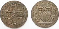 Schweiz - Waadt WAADT / VAUD 1 Batzen 1827 Billon ERHALTUNG!!! # 93636